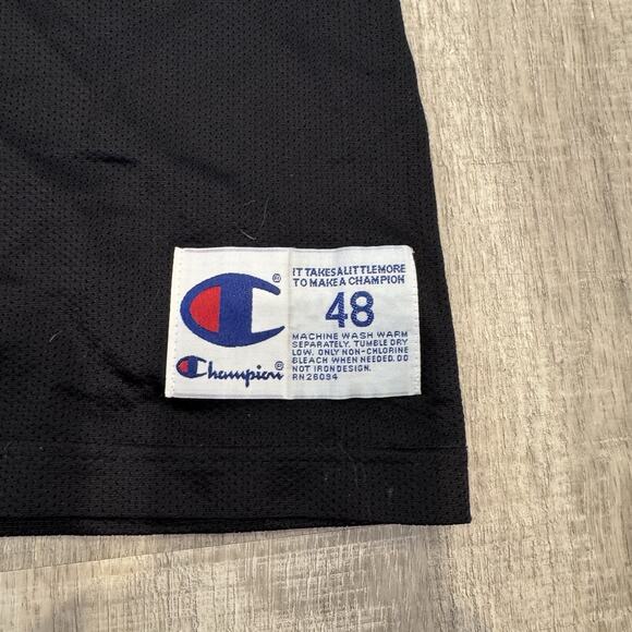 PENNY HARDAWAY Orlando Magic #1 Jersey Black Vintage 90s Champion Men Sz 48 USA - Picture 3 of 5